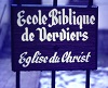 Sign of Ecole Biblique de Verviers